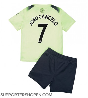 Manchester City Joao Cancelo #7 Tredje tröja Barn 2022-23 Kortärmad (+ korta byxor)
